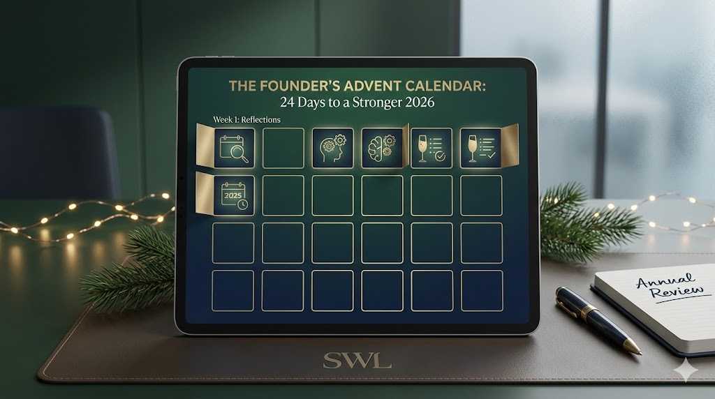 Read more about the article The Founder’s Advent Calendar: 24 Days to a Stronger 2026 (Week 1 – Reflections)